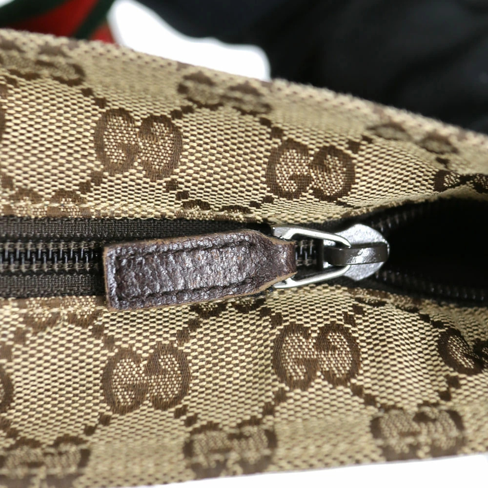 Gucci GG Sherry Line messenger bag monogram brown leather - Picture 11 of 11
